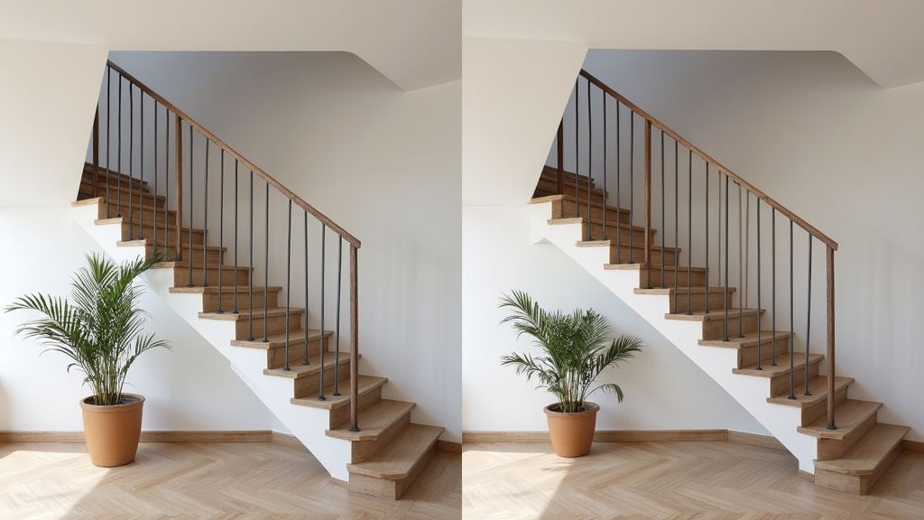 Comparaison de deux modèles de monte-escaliers installés dans un intérieur à Avensan