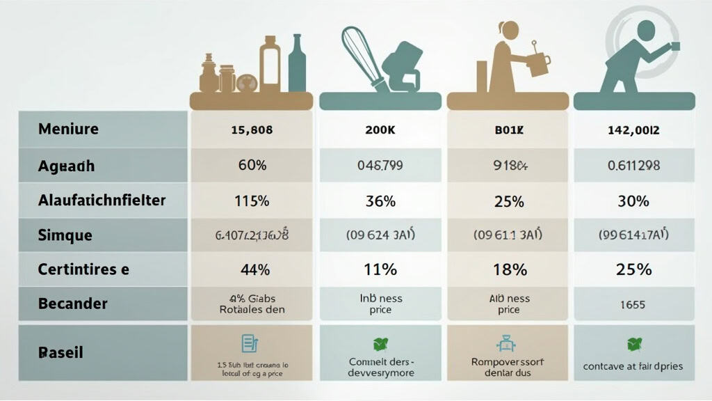 Comparaison des prix moyens d