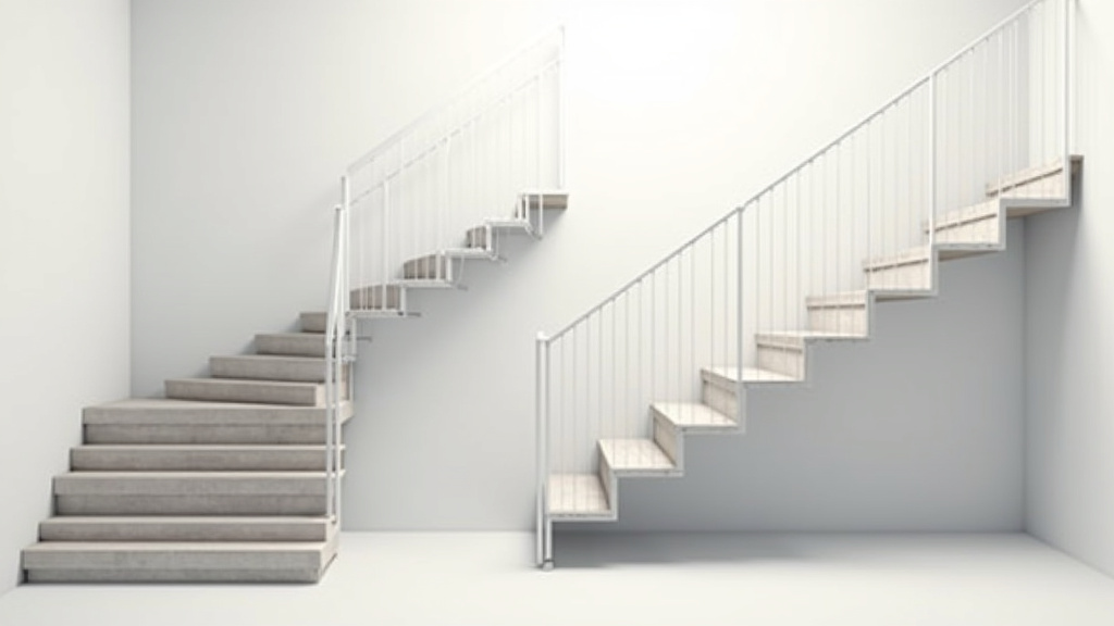 Comparaison entre un monte-escalier droit et un monte-escalier tournant