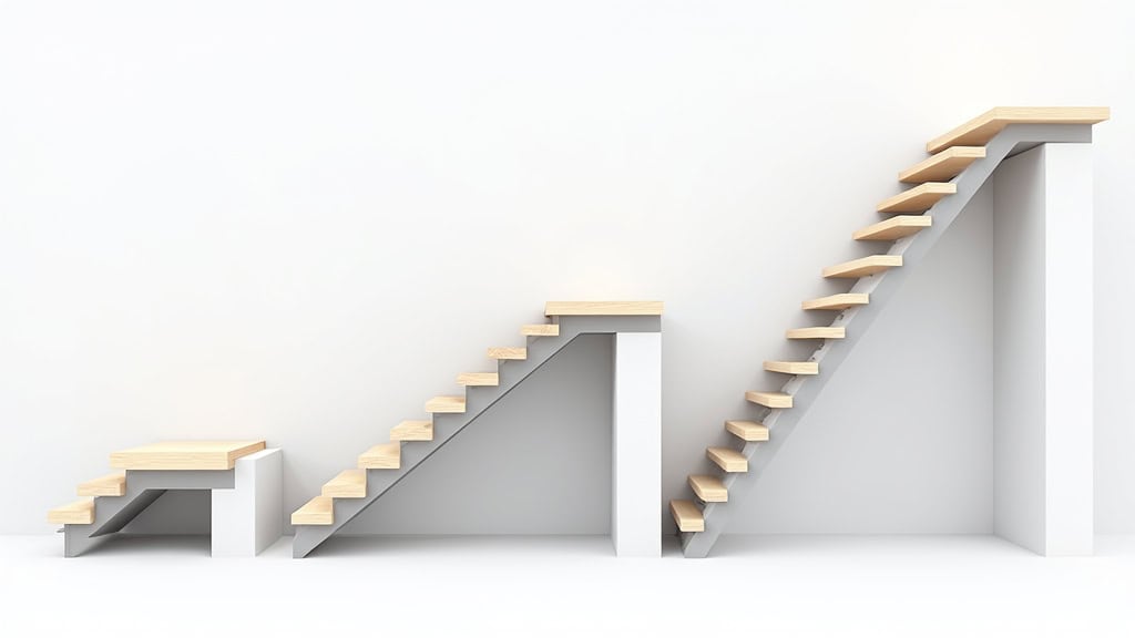 Comparatif visuel des différents types de monte-escaliers