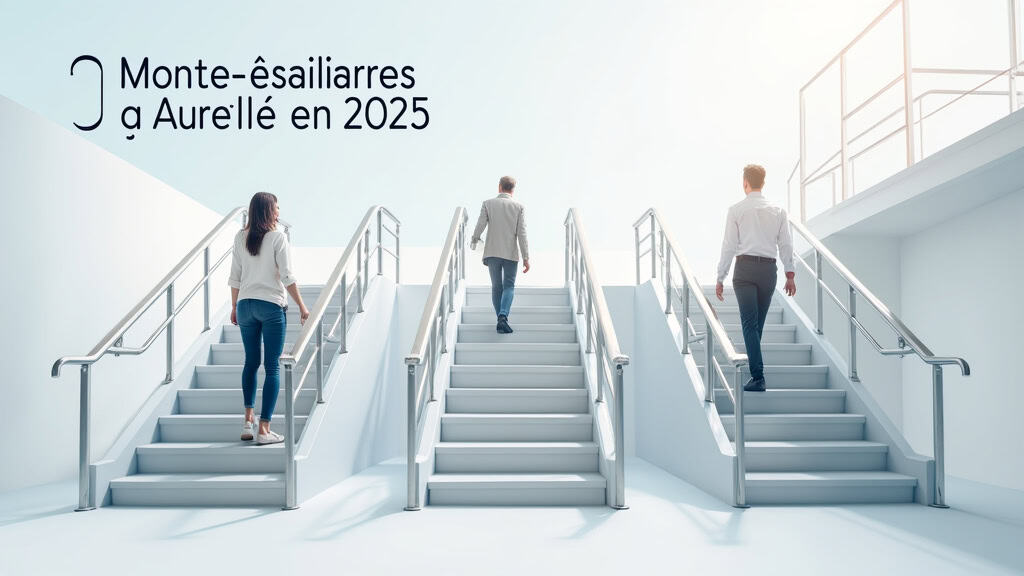 Comparatif visuel des trois marques de monte-escaliers les plus populaires à Aureille en 2025