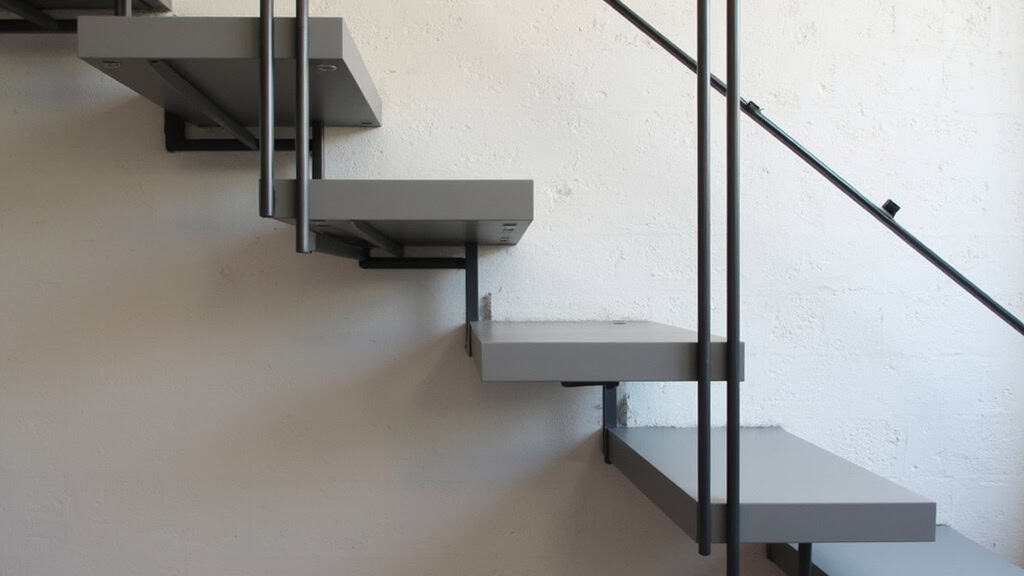 Détail des composants d’un monte-escalier installé à Bar-sur-Seine