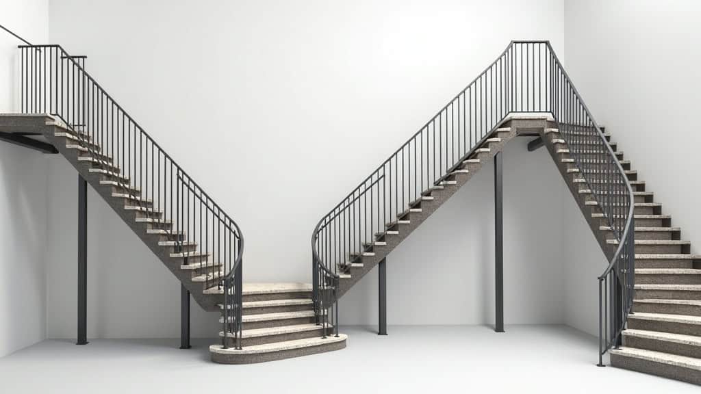 Différents types de monte-escaliers adaptés aux escaliers droits, courbes et extérieurs à Batilly