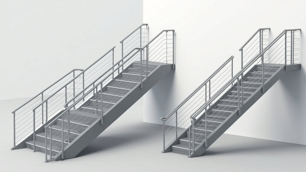Différents types de monte-escaliers adaptés aux escaliers droits et tournants à Brouckerque