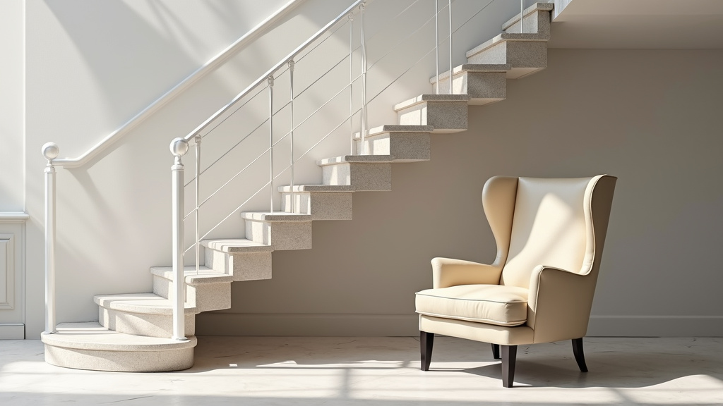 Fauteuil monte-escalier en cours d