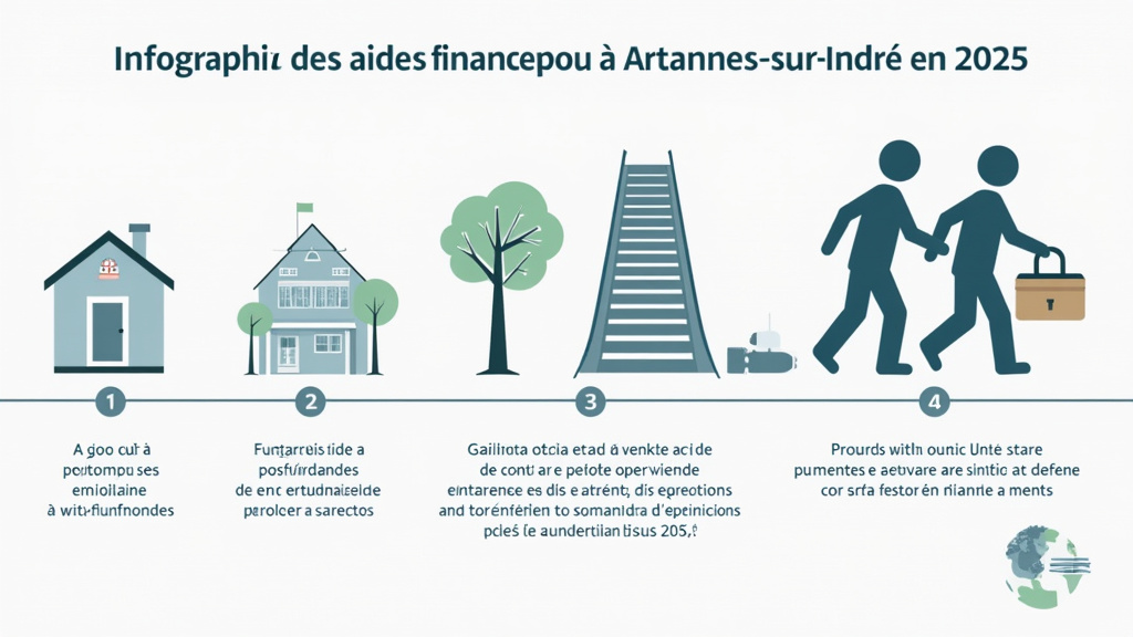 Infographie des aides financières pour monte-escalier à Artannes-sur-Indre en 2025