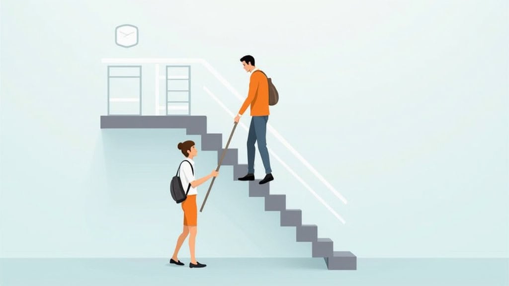 Infographie des aides financières pour monte-escalier dans le Cher : Anah, Crédit d