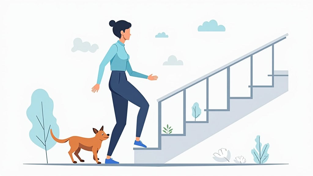 Infographie illustrant les aides financières pour monte-escalier en 2025 : MaPrimeAdapt