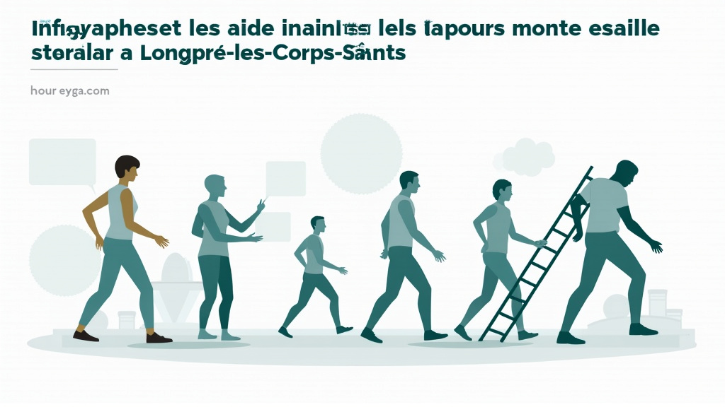 Infographie sur les aides financières pour monte escalier à Longpré-les-Corps-Saints