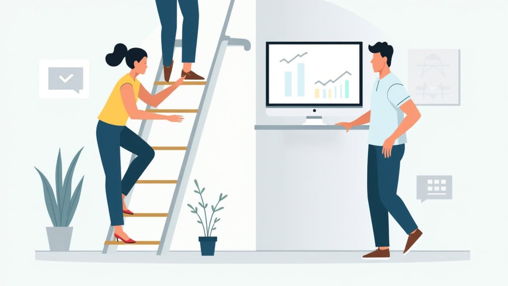 Infographie sur les aides financières pour un monte-escalier à Louverné