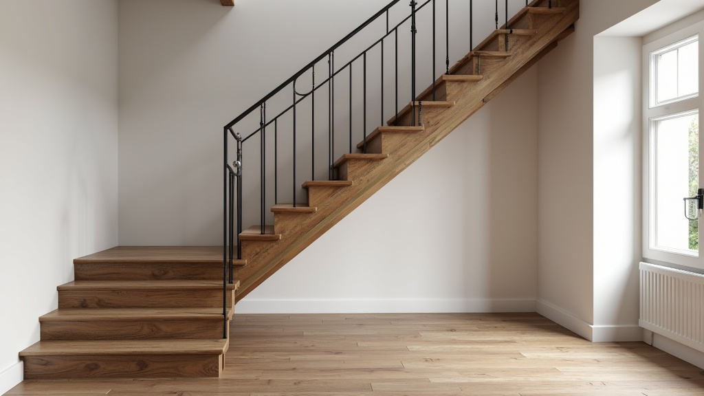 Installation d’un monte-escalier dans une maison ancienne de Métabief avec escalier en bois