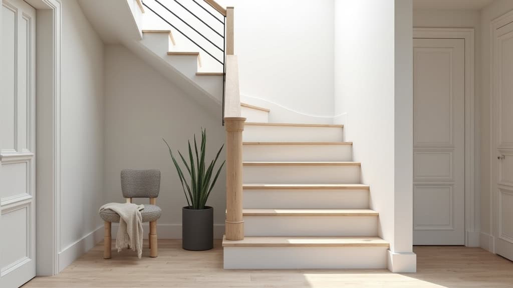 Installation d’un monte-escalier droit dans un escalier intérieur à Créances