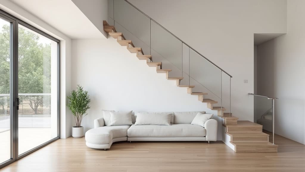 Installation d’un monte-escalier droit dans une maison à Beuzec-Cap-Sizun