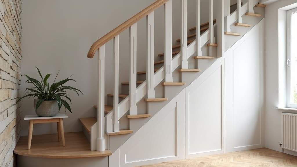 Installation d’un monte escalier droit sur un escalier classique à Loiron-Ruillé