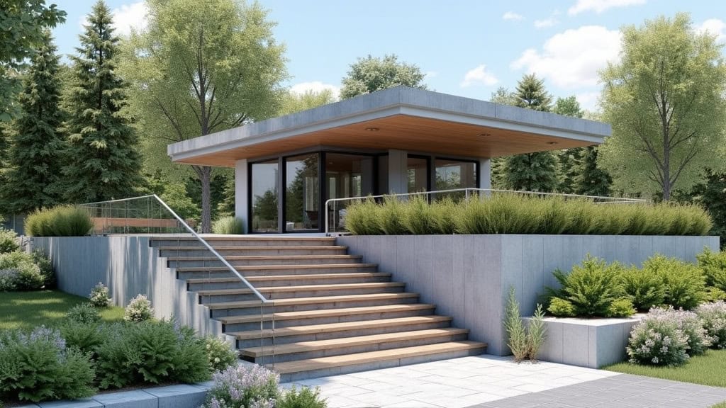 Installation d’un monte-escalier extérieur sur un perron à Saint-Clément-de-Rivière