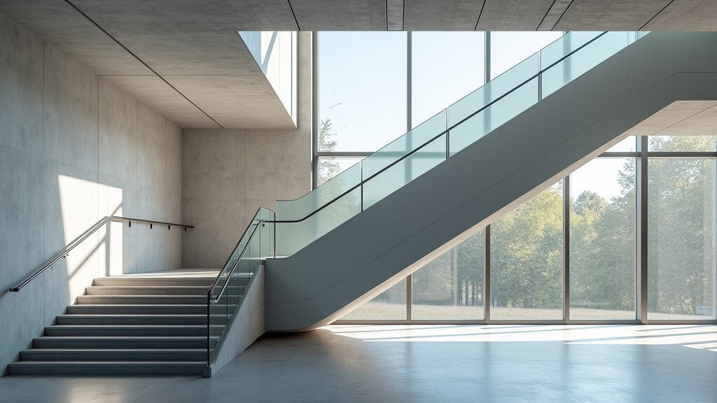 Installation d’un monte escalier monorail sur un escalier étroit à Guebwiller
