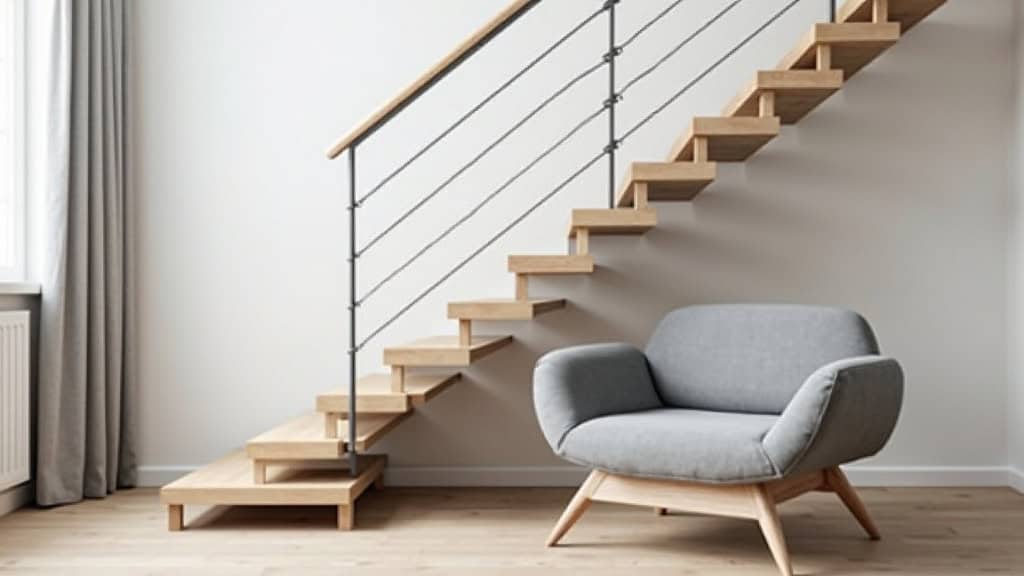 Installation d’un monte-escalier sur un escalier tournant à Arlay