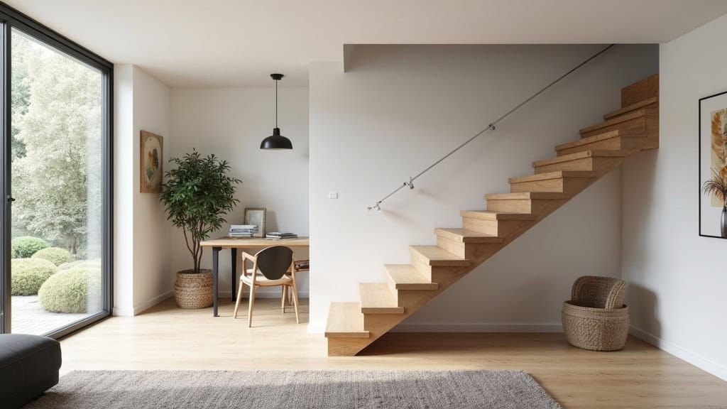 Installation d’un monte escalier tournant dans une maison à Jouy-sur-Morin