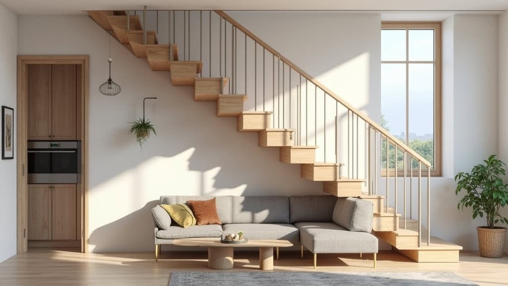 Installation d’un monte-escalier tournant dans une maison à Saint-Loup-sur-Semouse