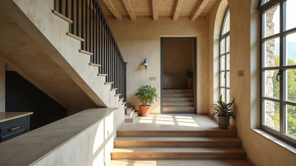 Installation d’un monte-escalier tournant sur un escalier en colimaçon à Beaumontois en Périgord
