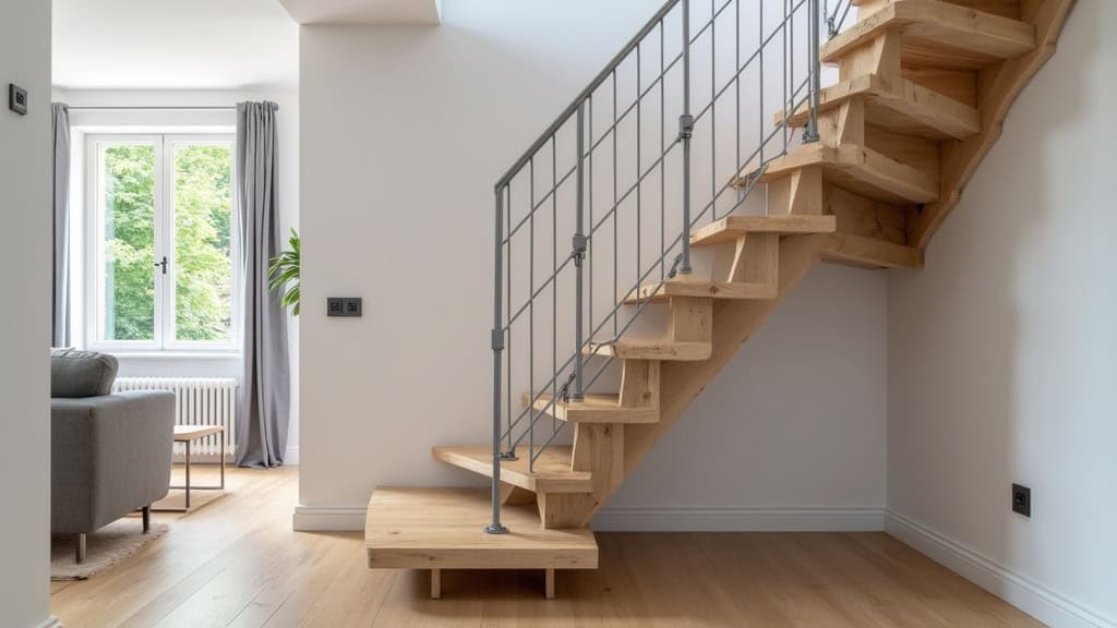 Installation d’un monte-escalier tournant sur un escalier en colimaçon à Saint-Donat-sur-l