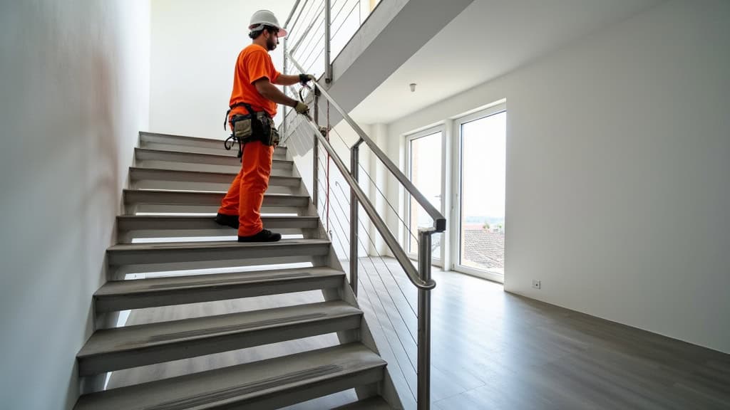 Intervention de maintenance sur un monte-escalier à Duttlenheim