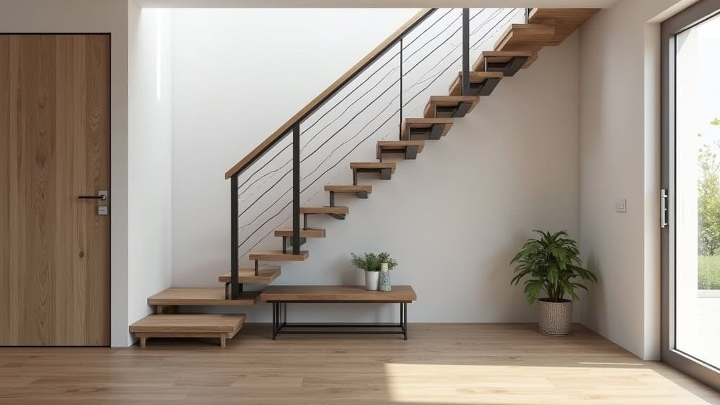 Modèle de monte-escalier moderne installé dans une maison de Névez