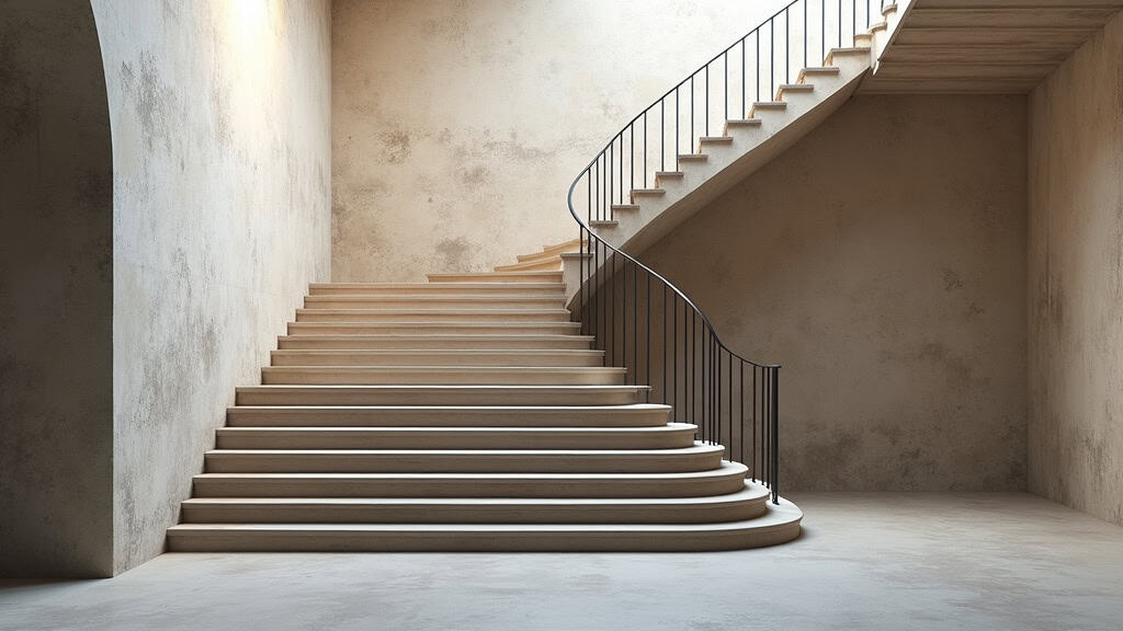 Monte-escalier droit installé sur un escalier rectiligne à Saint-Jean-de-Sauves