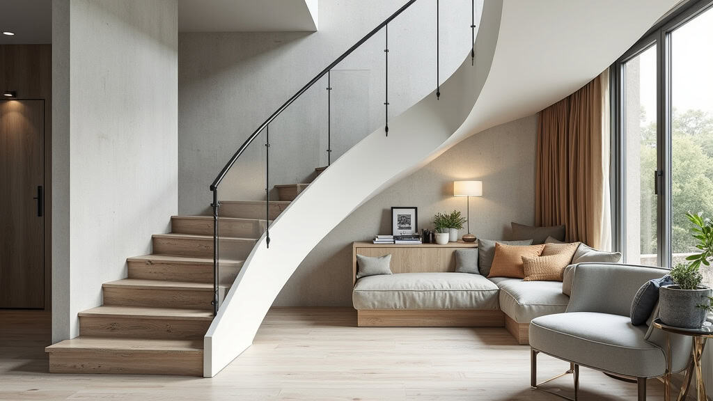 Monte-escalier droit et courbe installé à Thoissey