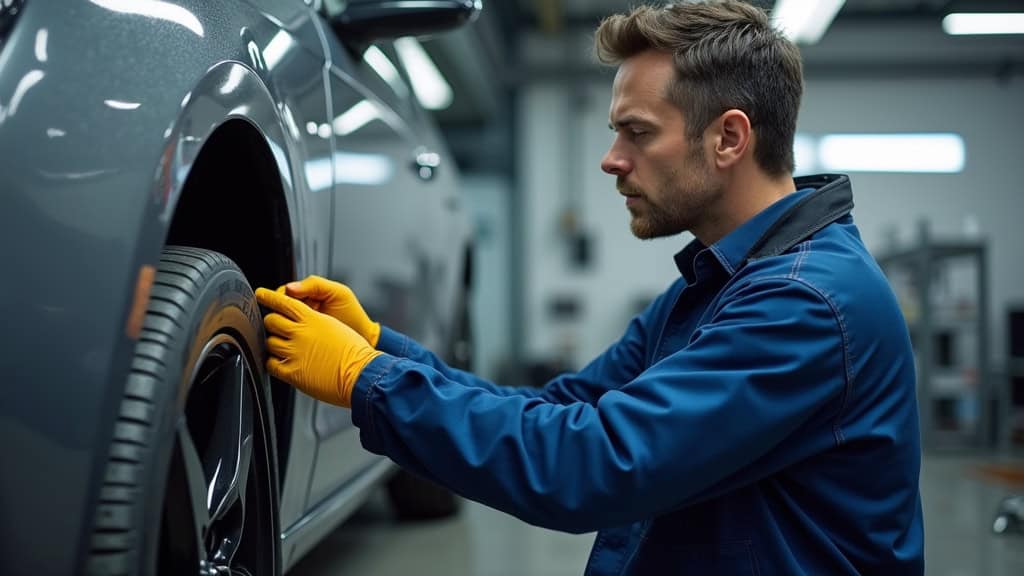 Un technicien agréé effectuant la maintenance d