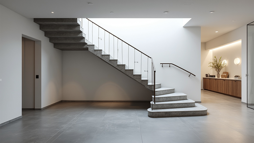 Monte escalier assis debout en fonctionnement sur un escalier étroit à Andelnans