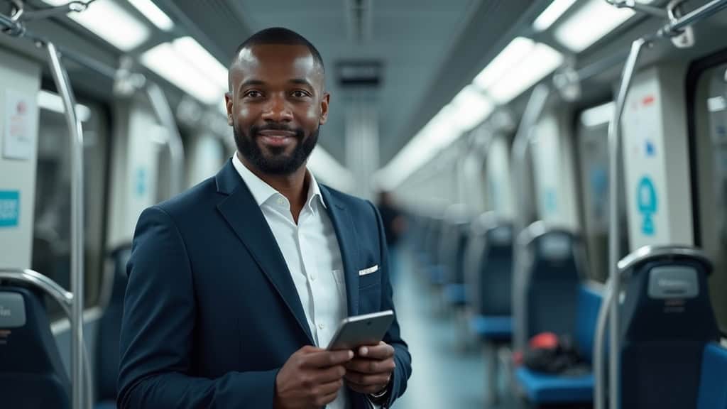 Technicien en train d