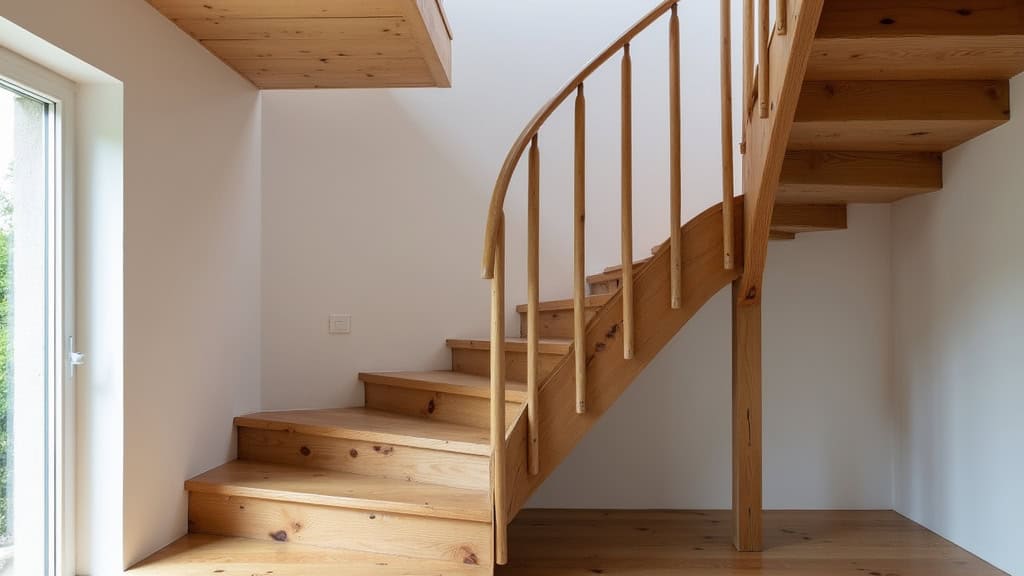 Monte-escalier droit installé sur un escalier en bois dans une maison traditionnelle de Dampierre-sur-Salon