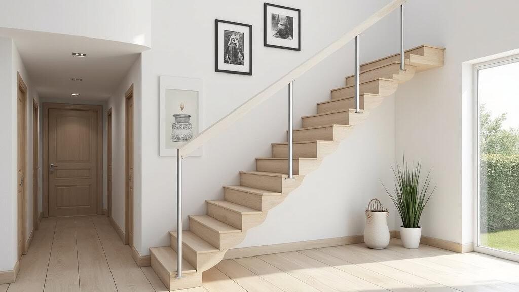 Différents types de monte-escalier adaptés aux escaliers droits, tournants et colimaçons dans les maisons de Dommartin