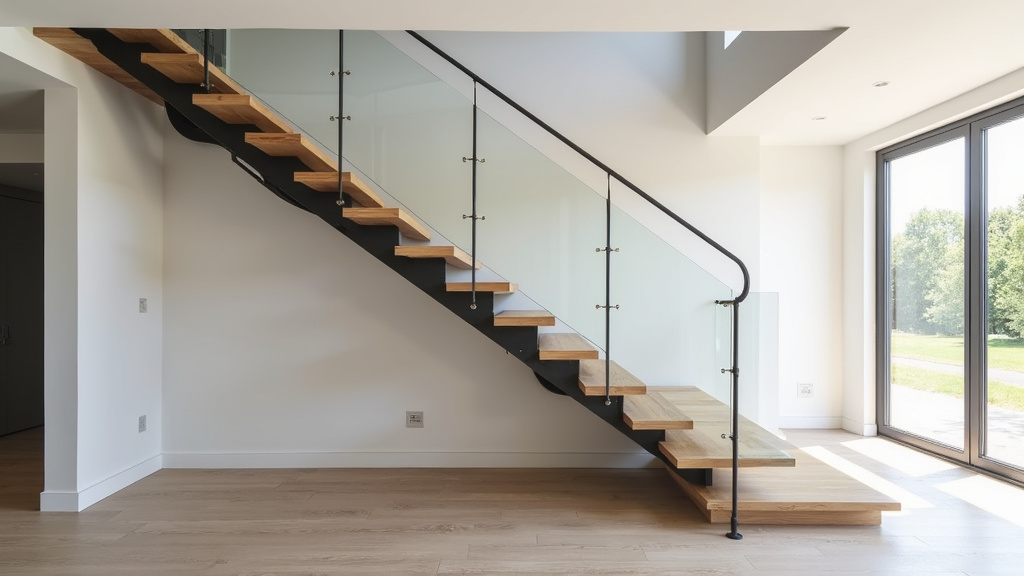 Monte-escalier droit installé dans une maison à Bollwiller