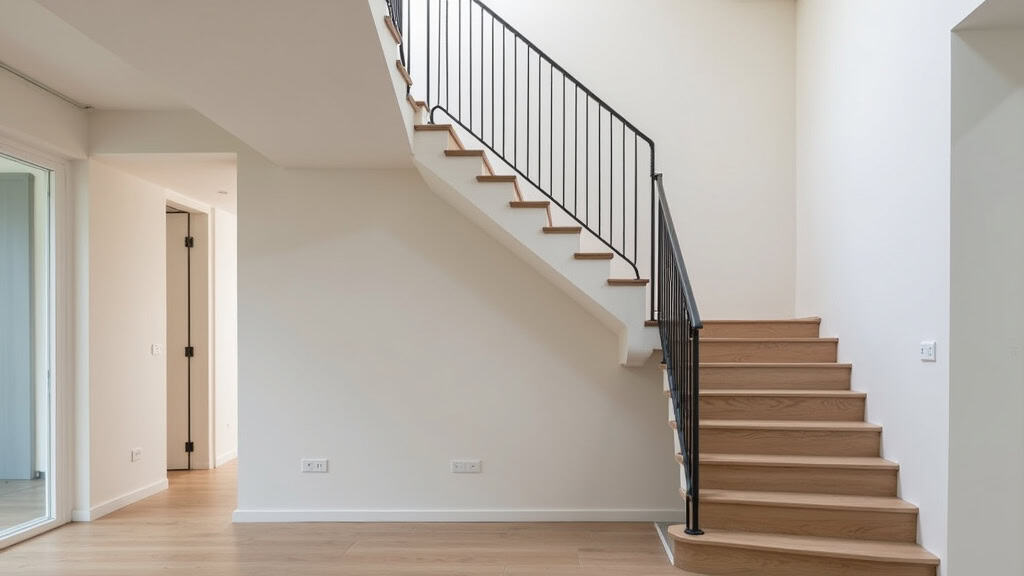 Monte-escalier droit installé dans une maison à Charleval avec escalier droit