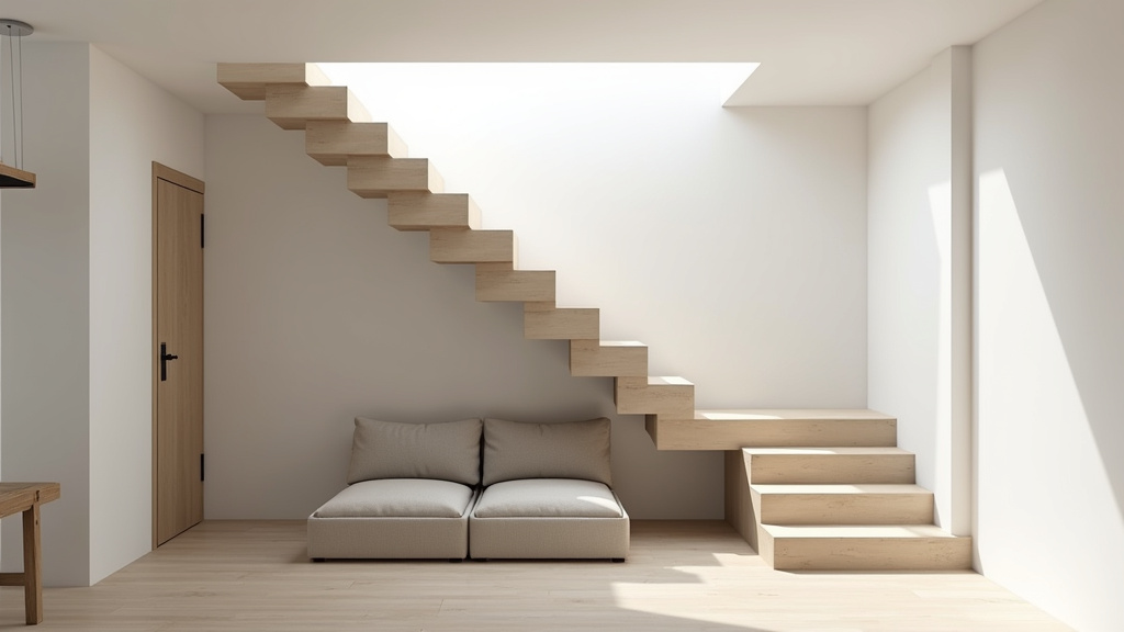 Monte-escalier droit installé dans une maison à Parcieux (01600)