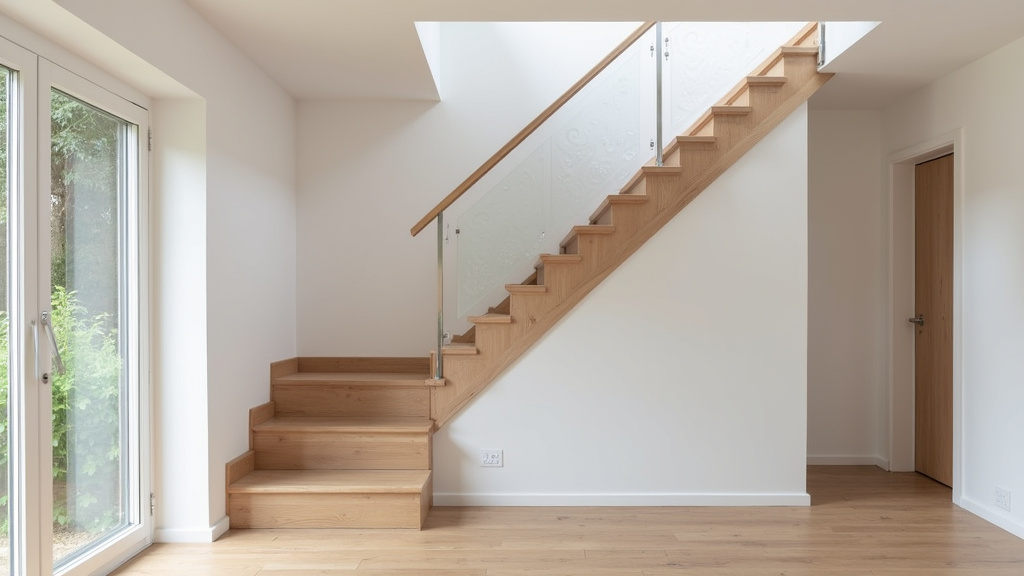 Monte-escalier droit installé dans une maison à Plélan-le-Petit