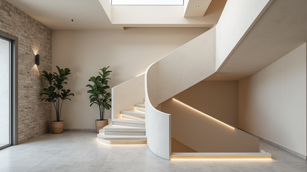 Monte-escalier droit installé sur un escalier droit à Saint-Lyphard