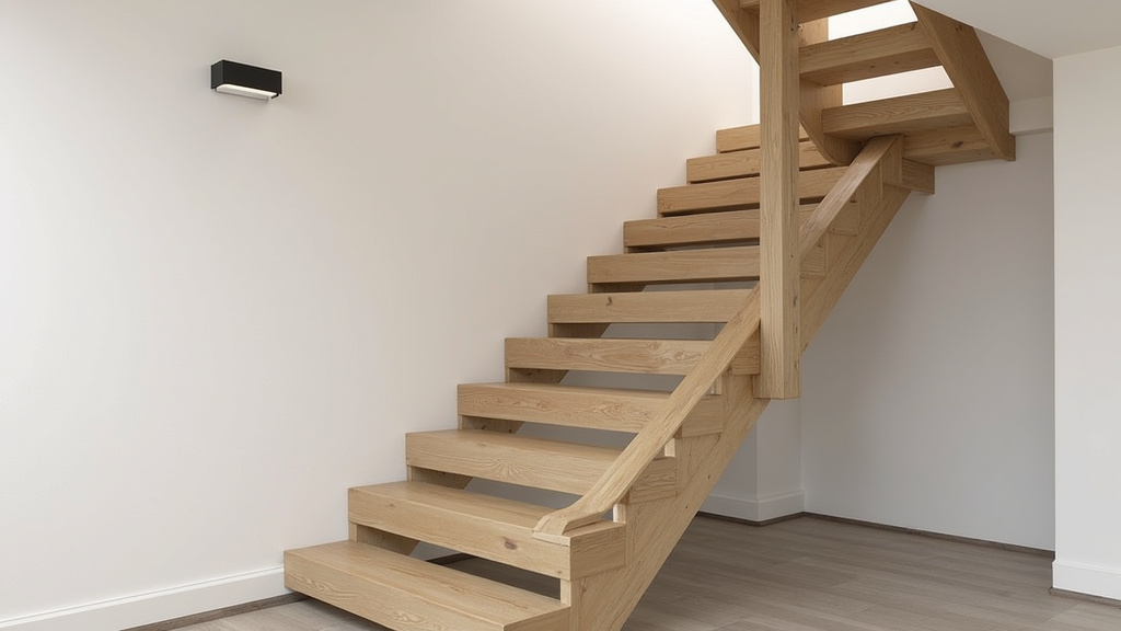 Monte-escalier droit installé sur un escalier en bois à Sommerau