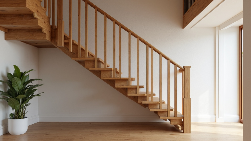Monte-escalier droit installé sur un escalier en bois dans une maison à Fontenay-le-Vicomte