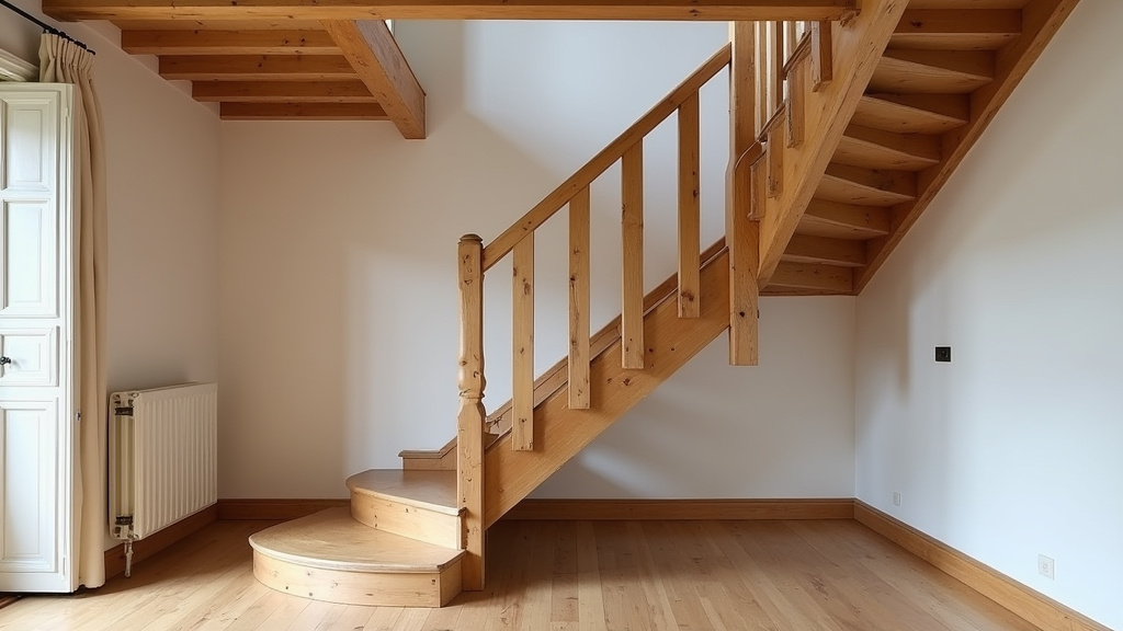 Monte-escalier droit installé sur un escalier en bois dans une maison traditionnelle de Barsac