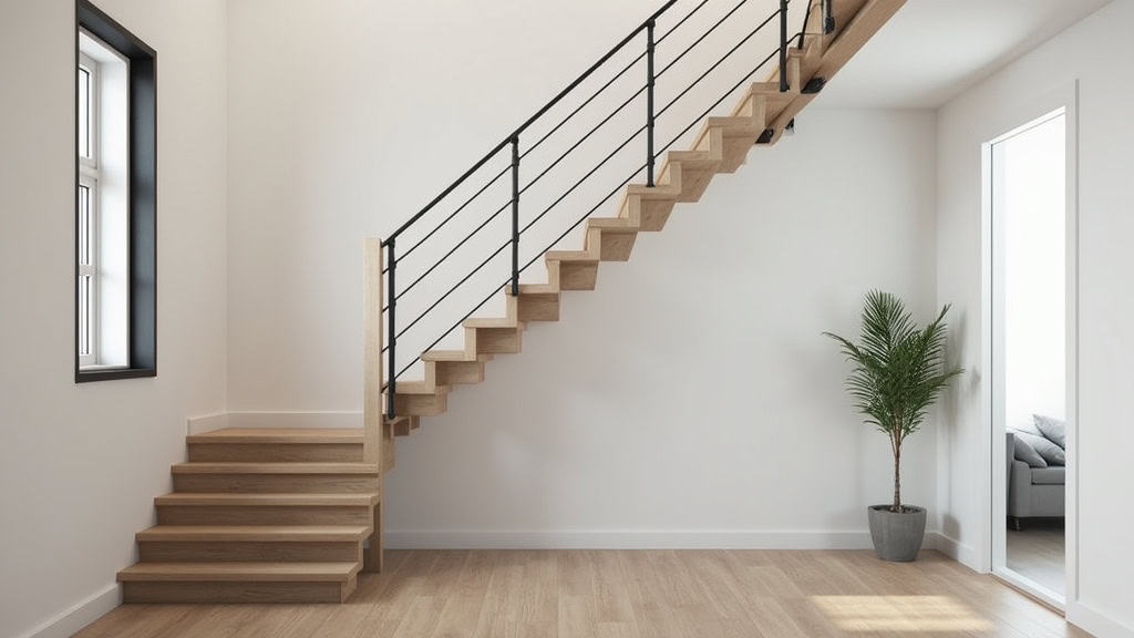 Monte escalier droit installé sur un escalier intérieur à Frontenex