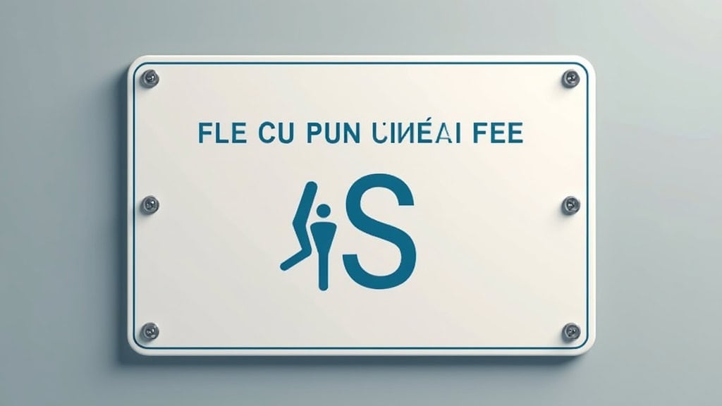 Plaque signalétique d