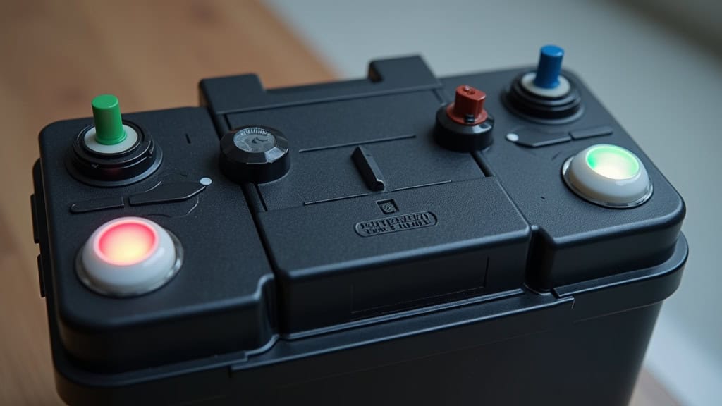 Détail de la batterie de secours d