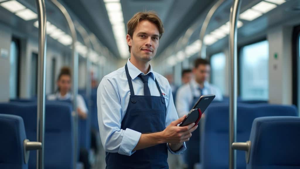 Technicien professionnel en train d