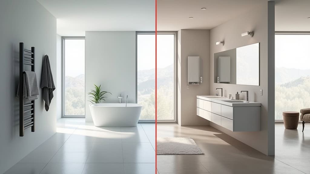 Comparaison avant/après installation d