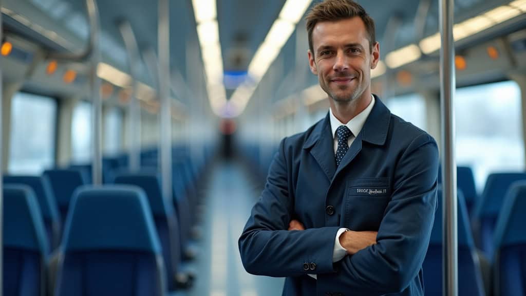 Technicien en train d