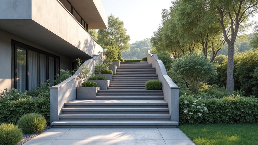 Monte-escalier extérieur résistant aux intempéries, permettant d