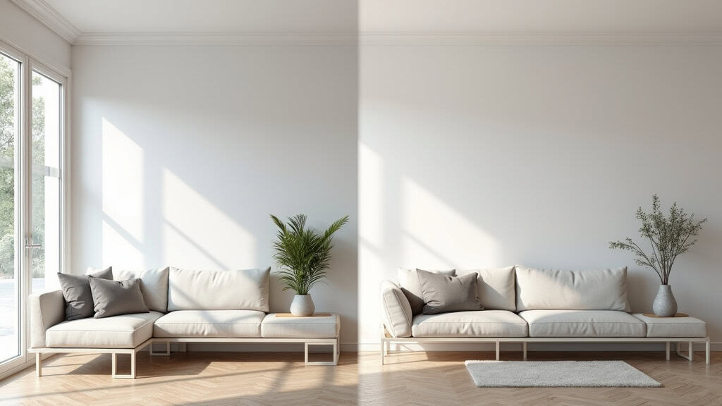 Comparaison avant/après installation d